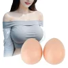 Silicone Fake Boobs Non Nipple Concave Bottom Breast Form Prosthesis Chest Increase Female Anchor Breast Augmentation
