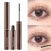 Silk Fiber Matte Mascara Makeup Ultra-Fine Brush Lengthens Eyelashes Waterproof Fast Dry Brown Black Curling Mascara Comestic