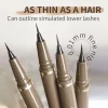 Smooth Very Fine Eyeliner Pen Longacting Quickdrying Waterproof Eyeliner Pen Suitable For Beginners Girls Holiday Gifts