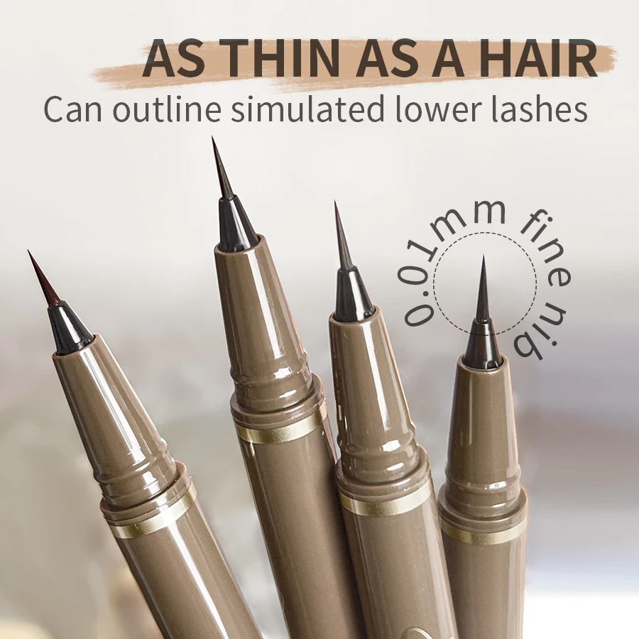 Smooth Very Fine Eyeliner Pen Longacting Quickdrying Waterproof Eyeliner Pen Suitable For Beginners Girls Holiday Gifts