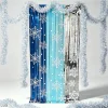 Snowflake Foil Fringe Curtain Tinsel Garland Blue Silver Winter Frozen Theme Party Photo Backdrop Xmas New Year Hanging Decors
