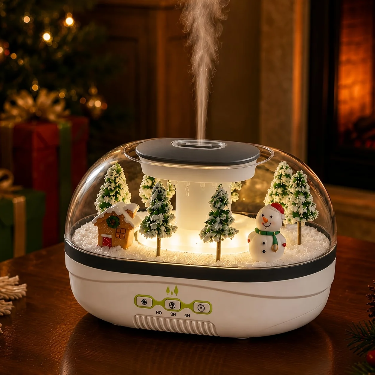 Snowman Air Humidifier,Simulate Raindrops,Aroma Diffuser,Home Christmas Decorations,Aromatherapy for Bedroom,Yoga,Christmas Gift - Image 6