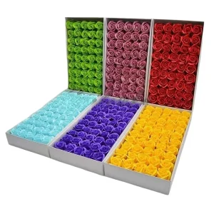 Soap Rose Artificial Flower Wedding Home Garden wreath Room Wedding Decora Valentine's Diy Gift box Bridal bouquet Ornament arch