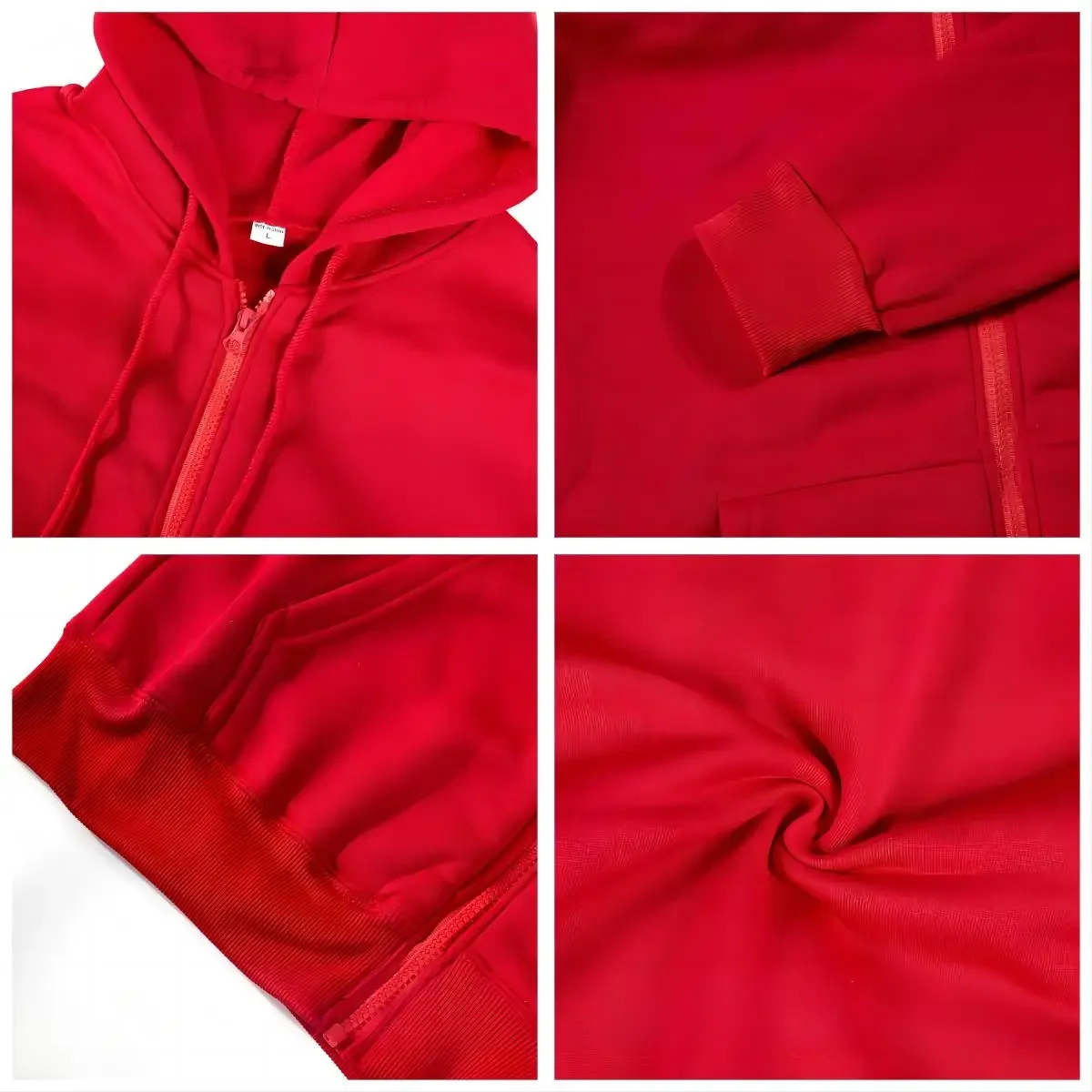 Solid Color Zipper Hoodies Womens Autumn Casual Sportswear Y2K Comfortable Long Sleeved All-Match Pocket Oversized Hoody - Image 6