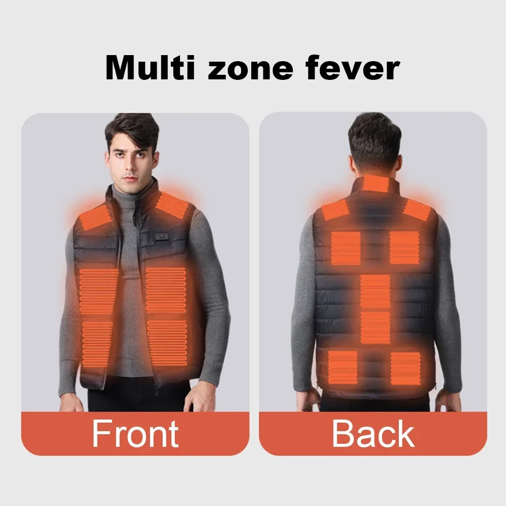 Sportswear Heated Coat Men Women Electric Heated Jackets Lightweight Warm Electric Heating Coat for Camping Outdoor Work Fishing - Image 4