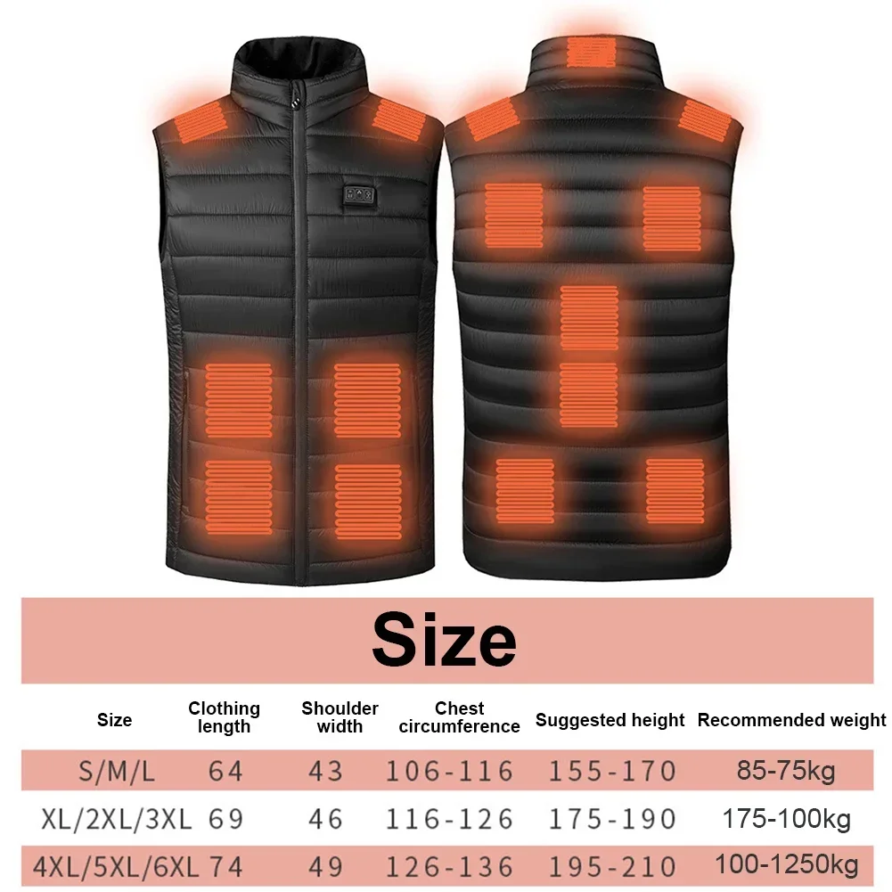 Sportswear Heated Coat Men Women Electric Heated Jackets Lightweight Warm Electric Heating Coat for Camping Outdoor Work Fishing - Image 6
