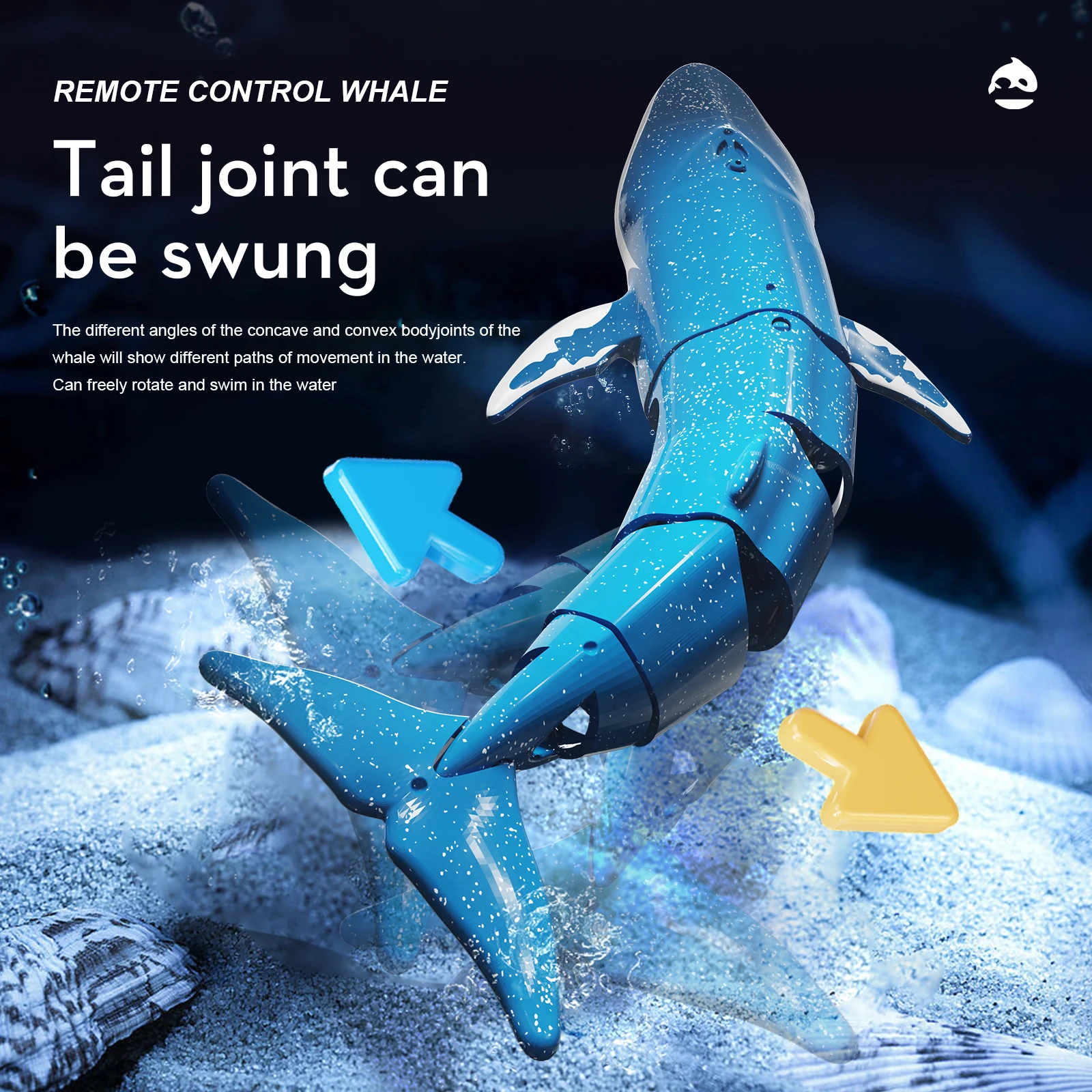 Spray Rc Whale Kids Toy Simulated Remote Control Animal Bionic Radio-Controlled Submarine Electric Water Toys Children Gift - Image 2
