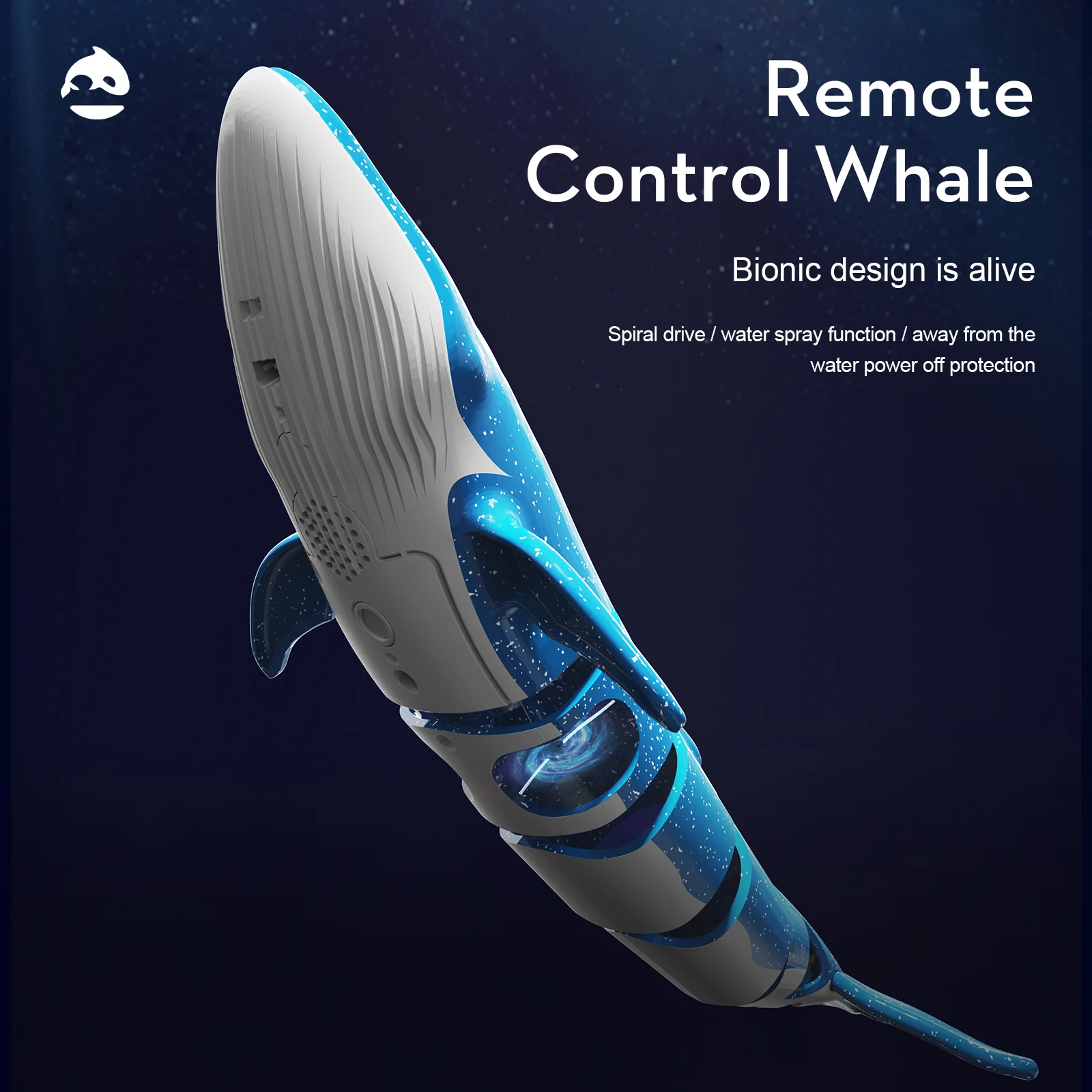Spray Rc Whale Kids Toy Simulated Remote Control Animal Bionic Radio-Controlled Submarine Electric Water Toys Children Gift - Image 5