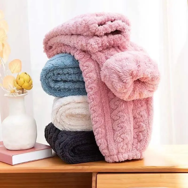 Stretchy Plus Size Women Coral Fleece Sleep Pants Warm Thickened Soft Plush Non Shedding Pajama Bottoms Cozy Comfy Loungewear - Image 3