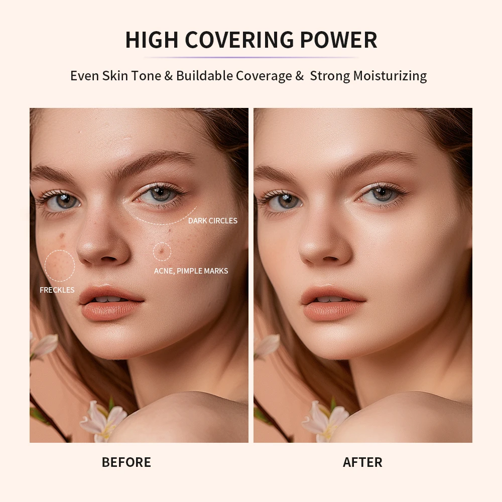 Strong Coverage Tinted Hydrator Make-up For Women Even Skin Tone Semi-matte Finish Natural Moisturizes The Skin Healthy Cosmetic - Image 4