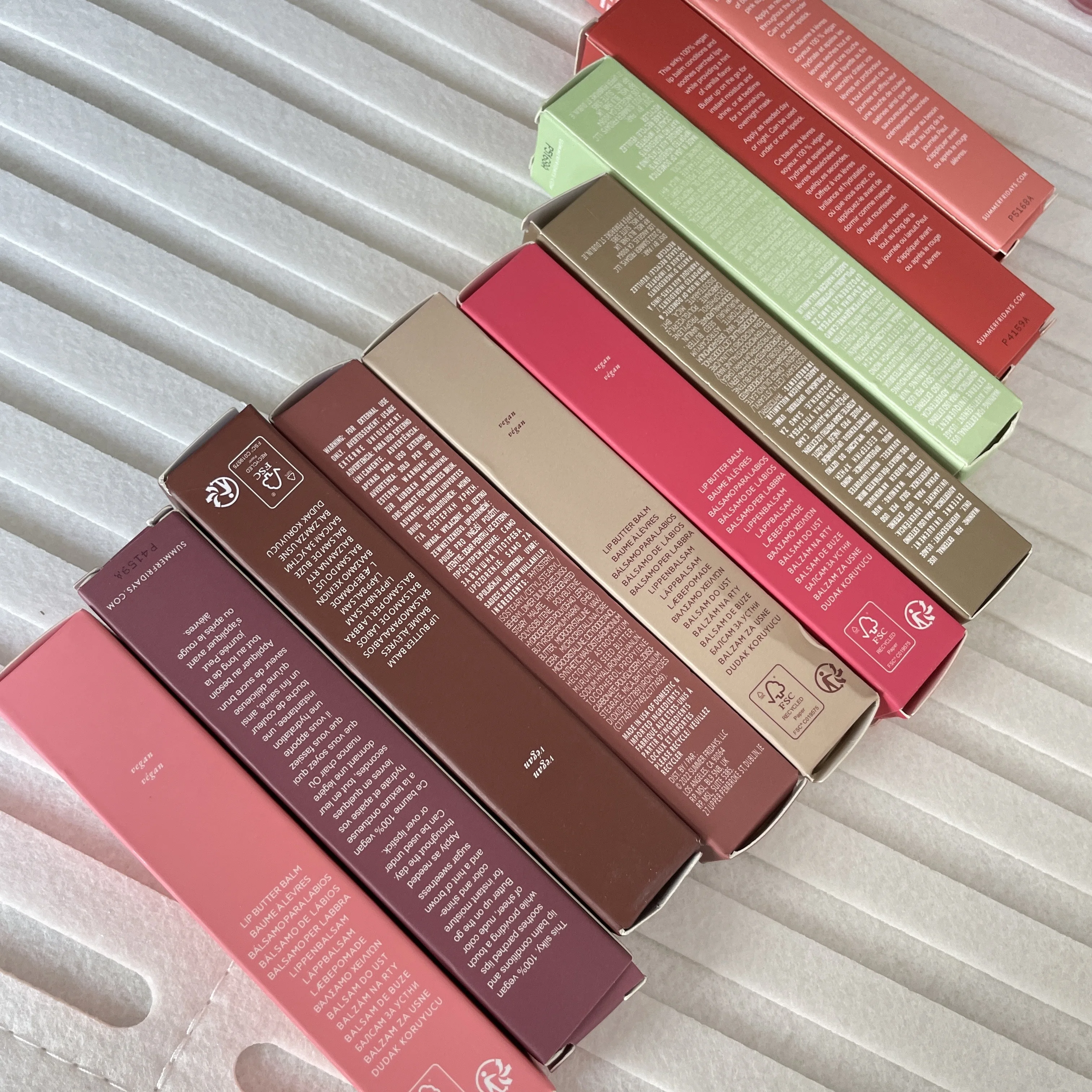 Summer Limited Rho Vanilla Beige LipBalm Moisturizing Transparent Lipstick Set Smooth Soft Tube Mirror Lip Gloss Lip Blum Makeup - Image 5