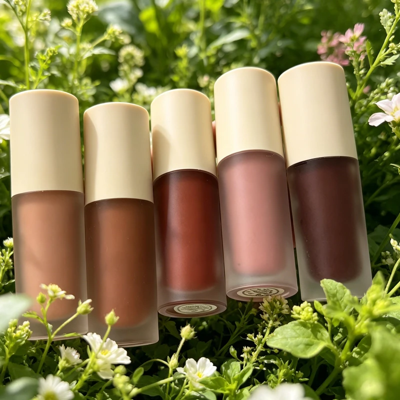 Summer Limited Rho Vanilla Beige LipBalm Moisturizing Transparent Lipstick Set Smooth Soft Tube Mirror Lip Gloss Lip Blum Makeup - Image 4