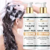 Tallow & Goat Milk Shampoo & Conditioner Set – Strengthens Hair & Promotes Overall Hair Health for All Hair Types.