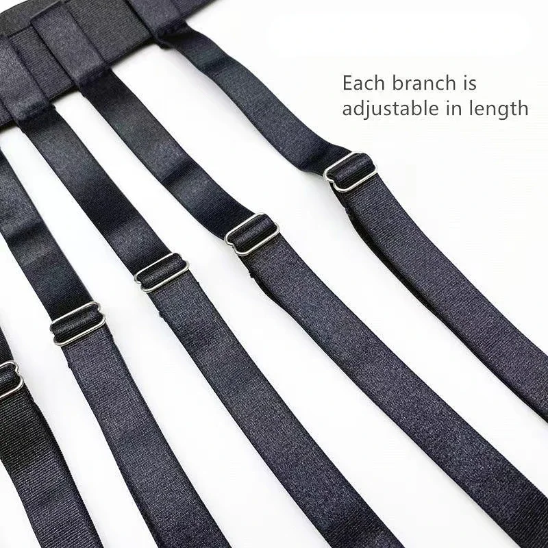 Thigh High Stockings Garter Belt for Women Girls Adjustable Elastic Leg Sock Suspenders Belt Lingerie Garter Lady Stocking Belt - Image 4