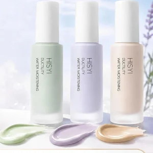 Three-color primer, primer primer, moisturizing, concealer, facial primer, brightening, correcting skin tone