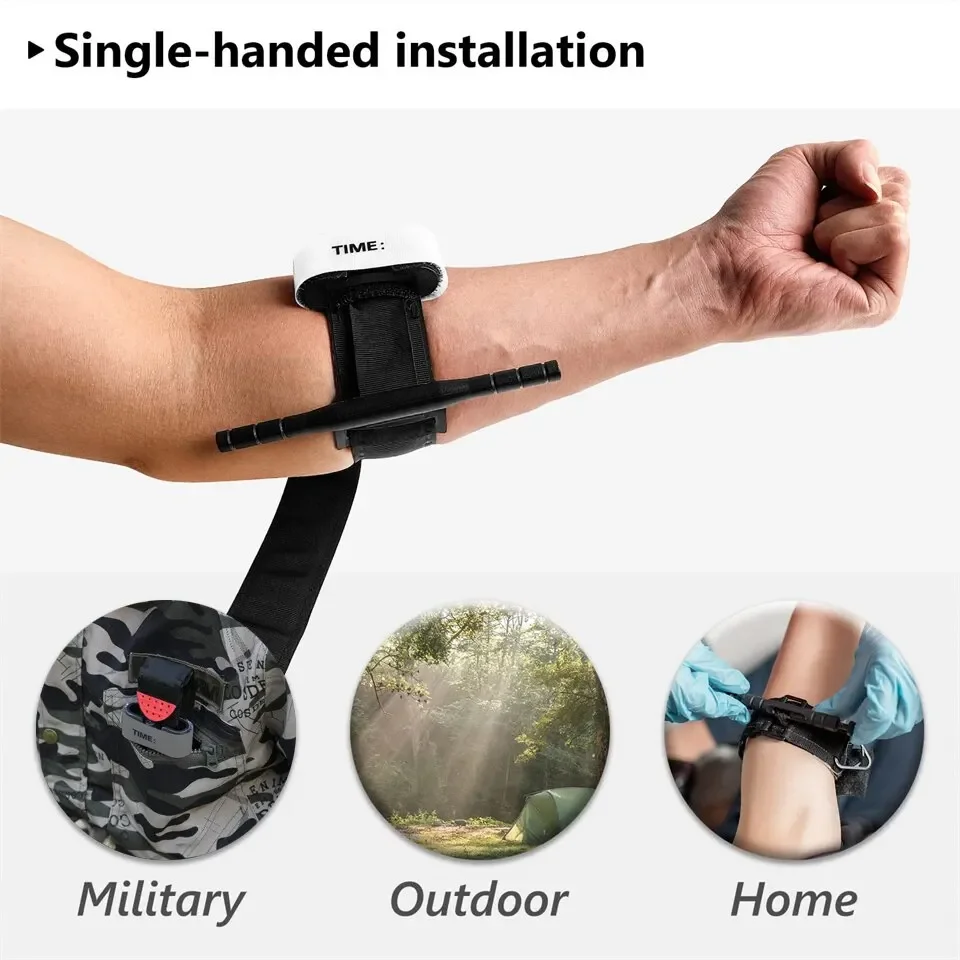 Tourniquet Combat Medical Tourniquet Tactical Military Emergency With Pen First Aid Camping Equipment For Outdoor Exploration - Image 2