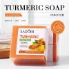 Turmeric Soap Bar - Shrink Pores, Remove Acne, Cleanse Skin, And Smooth Face & Body With Turmeric Essence Extract