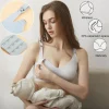 Ultra Thin Laser Cutting Ladies Feeding Bra Seamless Removable Padded Breastfeeding Bras Plus Size Push Up Maternity Support Bra