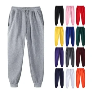 Unisex Autumn Winter Fitness Workout Sweatpants Jogging Running Casual Comfortable Streetwear Tracksuit Pants for Men And Women