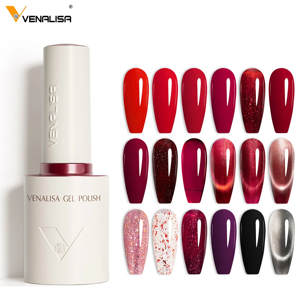 VENALISA 10ml V6 Nail Gel Polish HEMA FREE TPO FREE Cat Eye Gel Polish Semi Permanent UV LED Soak Off Nail Manicure Gel Lacquer - Image 2