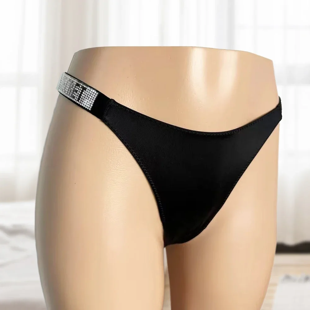VS Very Sexy Shine Script Thong Panty Women Hot Lingerie Underwear Sexy Set - Image 2