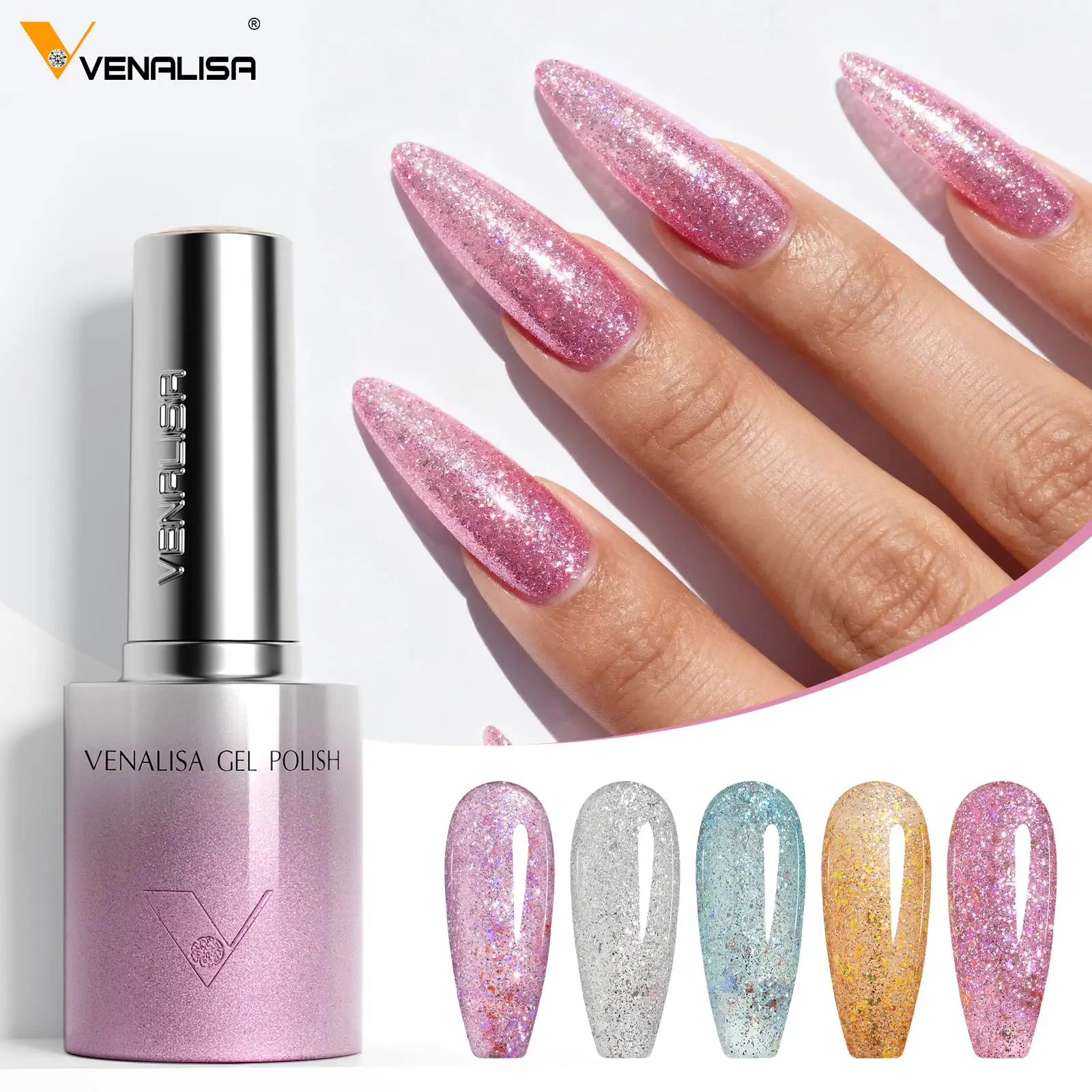 Venalisa TPO Free Hema Free 10ml Winter Nails Warm Coffee Cat Eye Nail Gel Polish Magnet Soak Off UV LED Semi Permanent Nail Gel - Image 4