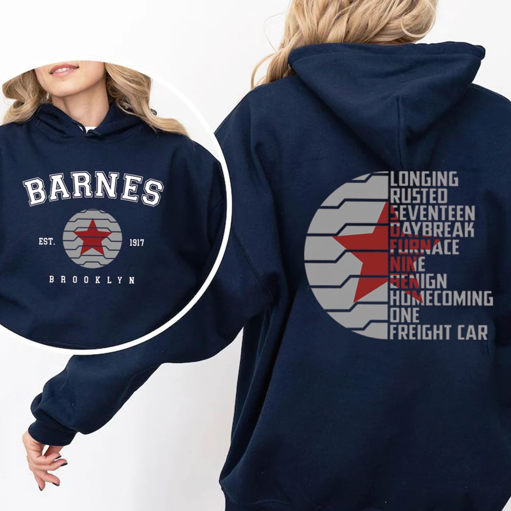 Vintage Bucky Barnes 1917 Hoodie Winter Soldier 2 Sided Sweatshirt Men Women Casual Hoodied Long Sleeves Pullover Casual Hoodies - Image 3