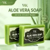 WK JALY Natural Aloe Vera Soap Bar, Clean Skin, Anti Acne, Oil Control, Brighten, With Vitamin E, Olive Oil, For Face, Body