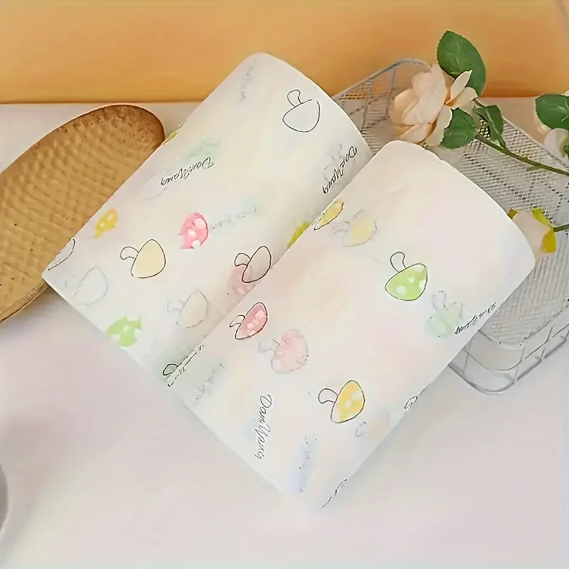 Washable Reusable Kitchen Paper Roll, Thick Pearl Embossed Non-Woven Cleaning Cloths, Oil Absorbent Dish Wipes for Kitchen Home - Image 3