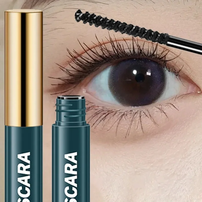 Waterproof 4D Mascara Black Brown Ultra Thin Volumizing Long-Lasting Smudge-Proof Eyelash Lengthening Extension Mascara Makeup - Image 4