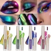 Waterproof Liquid Eyeshadow Metallic Gold Eye Shadow Stick Lasting Pearlescent 6Colors Smoky Black Glitter Eye Highlighter Pen