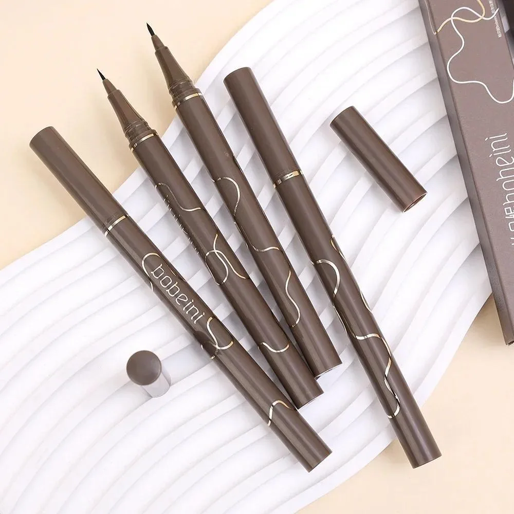 Waterproof Quick-drying Liquid Eyeliner/ultra-fine Matte Black Brown/long-lasting Silkworm Eyeliner/eye Makeup/gifts - Image 5