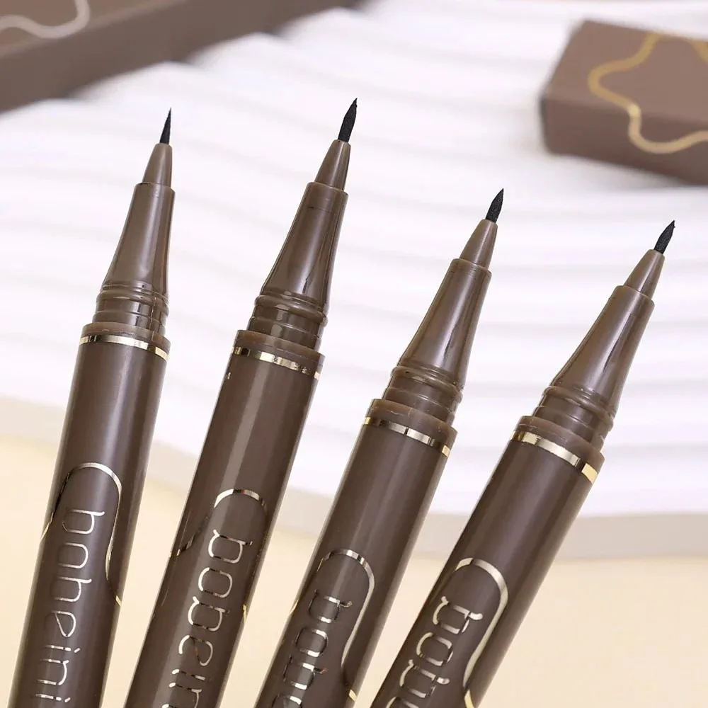 Waterproof Quick-drying Liquid Eyeliner/ultra-fine Matte Black Brown/long-lasting Silkworm Eyeliner/eye Makeup/gifts - Image 4