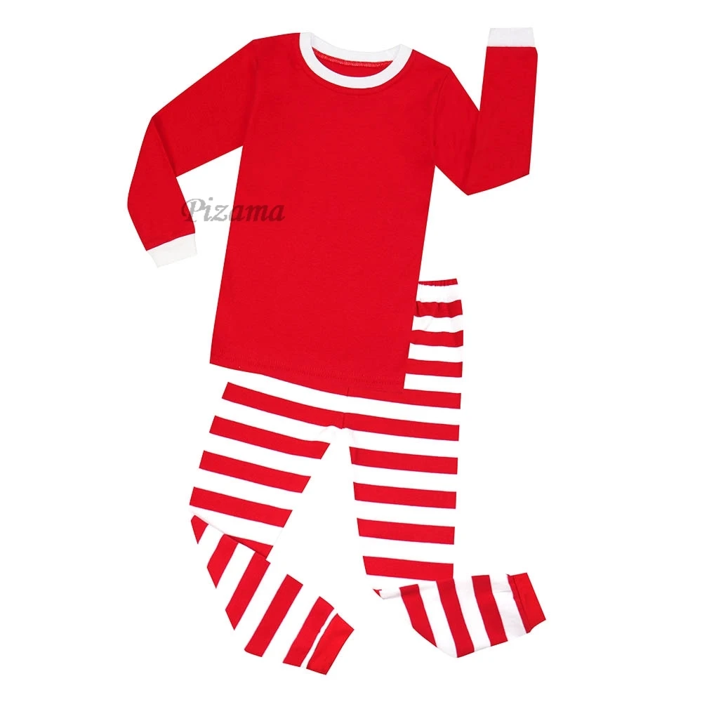 Winter 2024 Mom Daughter Dad Son Matching Clothes Striped Christmas Family Pajamas Set Cotton Baby Sleewear Xmas Look Pyjamas - Image 6