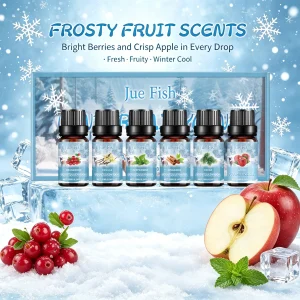 Winter Fairyland Fragrance Oil Set Pure Organic Plant Extract Christmas Gift Oil for Diffuser Humidifier Candle Soap Making