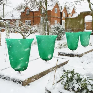 Winter Protection Bag Against Freeze For Plant Cover Garden Plant With Zip Drawstring Breathable