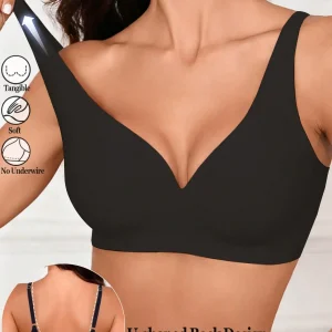 Women Seamless Push Up Bra No Show Brassiere Removable Pad Bralette NudeFit Bras Intimates Casual Comfortable