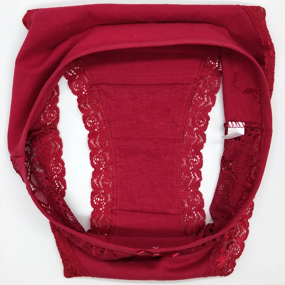 Women Underwear Cotton Sexy Lace Ladies Knickers Panties Low Waist Everyday Briefs 5 pcs/lot - Image 5