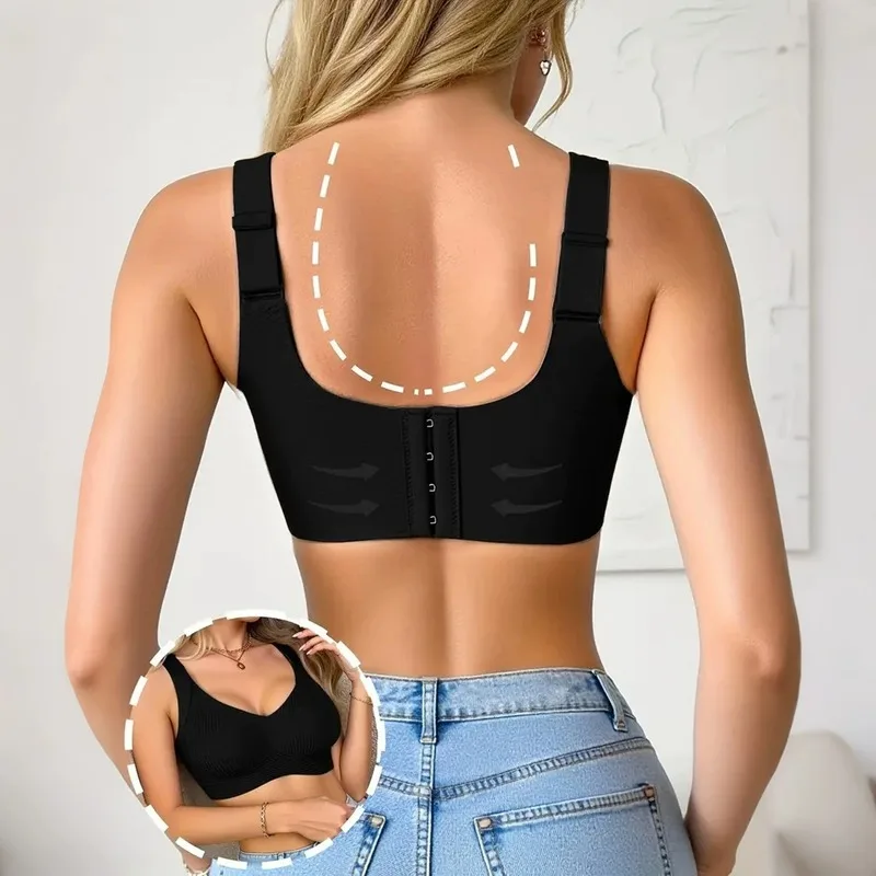 Women Wireless Support Bra, Anti-gravity Lift Seamless Bra, Breathable Hole Cup Pads Daily Comfort Underwear - Image 4