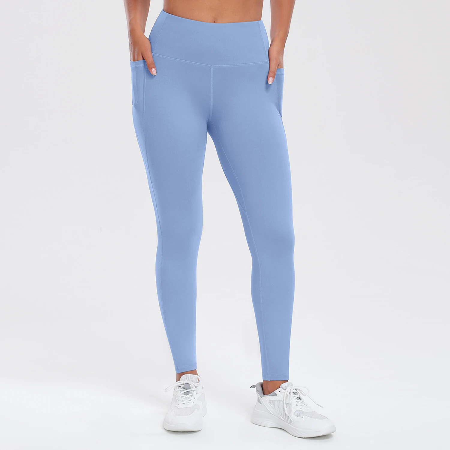 Women Yoga Pants with Pockets Butt Lifting Tummy Control Sports Leggings High Waist Fitness Tights Gym Clothing Sportswer - Image 4