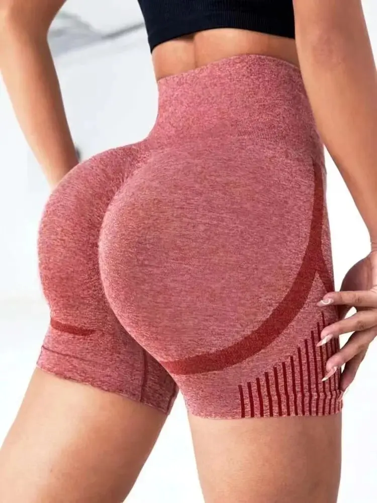 Women Yoga Shorts High Waist Workout Shorts Fitness Yoga Lift Butt Fitness Ladies Yoga Gym Running Short Pants Sportswear - Image 3