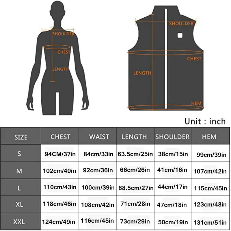 Women's Electric Heated Vest Graphene Heat Coat USB Charging Sportswear Heated Jacket for Camping Warm And Comfortable - Image 4