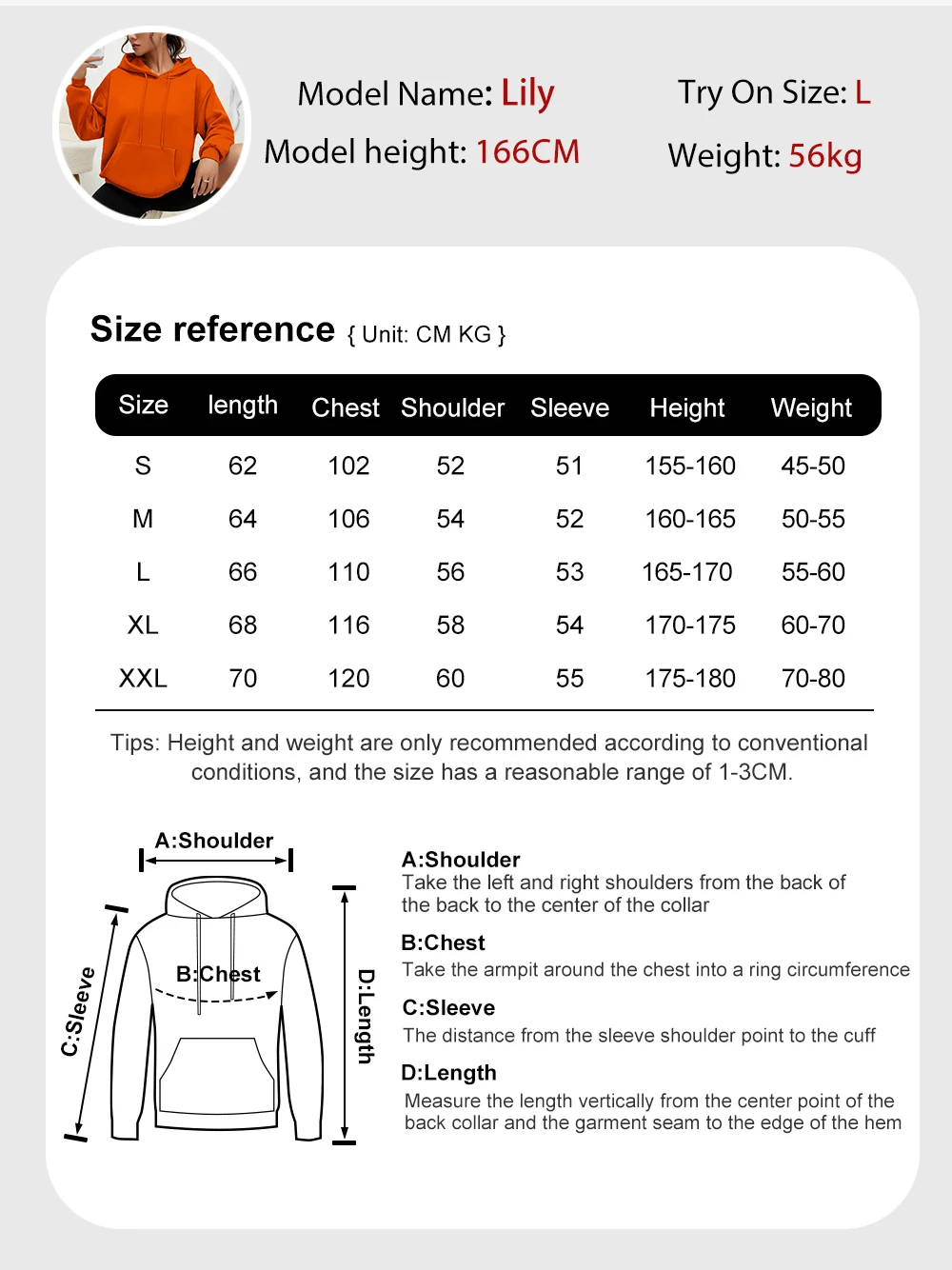 Womens Solid Color Vacation Hoodies Loose Autumn Hoodie Casual Pocket Hoody Fleece Comfortable Female Clearance Sale Sportswear - Image 6