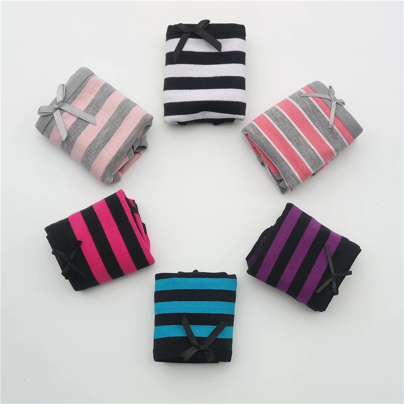 Women's cotton panties Girl Briefs Ms. cotton underwear bikini underwear sexy Ladies Briefs Free shipping 5 Pcs/set - Image 2