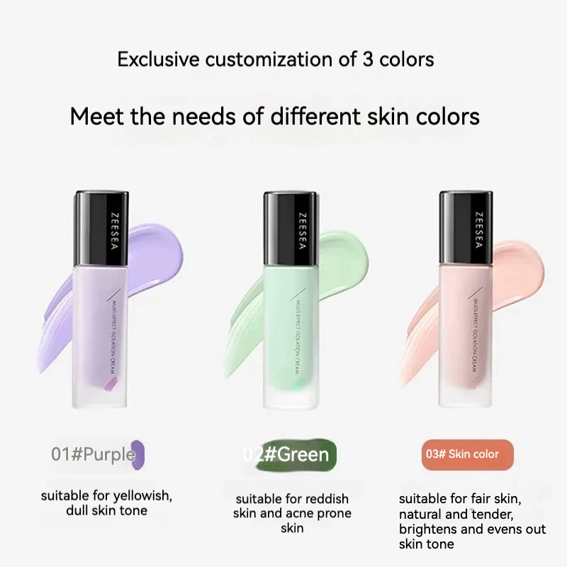 ZEESEA 3in1 Primer Concealer BB Cream Makeup Base Natural Liquid Foundation Longlasting Invisible Pores Whitening Grooming - Image 6
