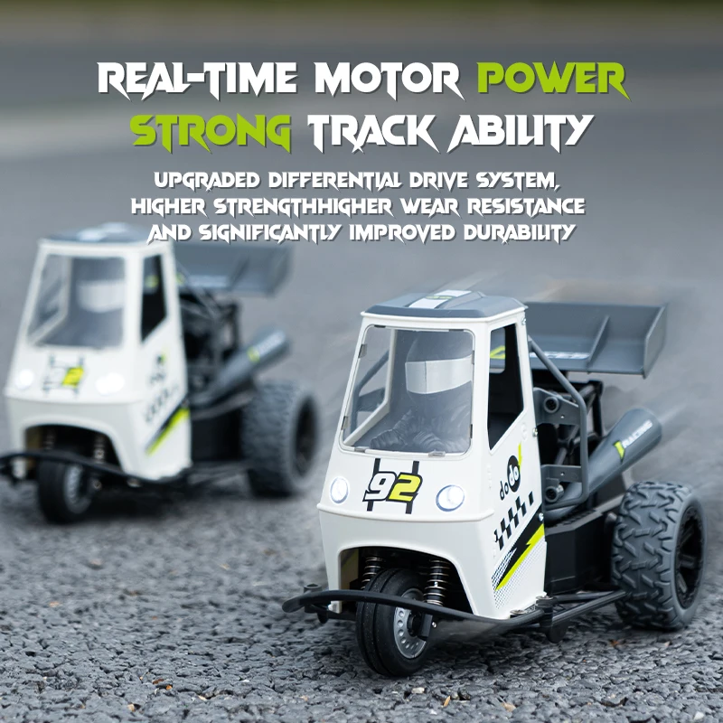 ZWN S810 Three Wheels RC Car With Lights Spray 2.4G Remote Control Electric High Speed Emulation Motorcycles Toys For Kids - Image 6
