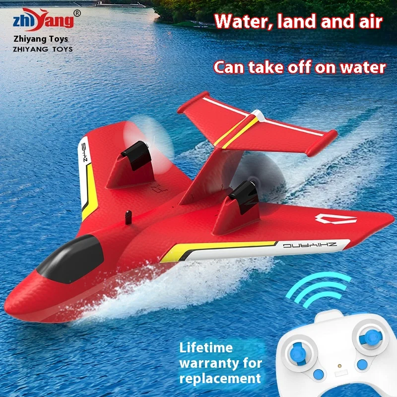 Zy-425 Remote-Controlled Aircraft Model Fixed Wing Water Takeoff Toy Gift Drop Resistant for Land Water And Air - Image 3