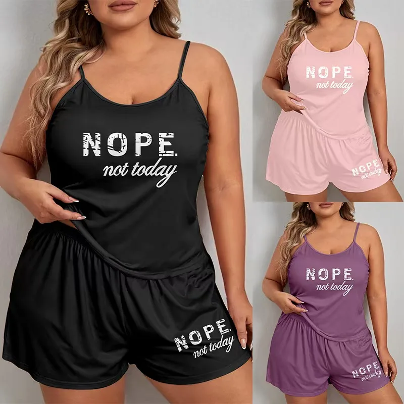 plus size Women Pajama Suit Fashion V-Neck Lace Sexy Lingerie Pyjamas Sleep Shorts Set Sleepwear New